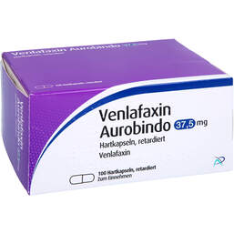 Abbildung: Venlafaxin Aurobindo 37,5 mg Hartkapseln retard. 100 St, Retard-Kapseln PZN 11528170