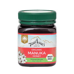 Abbildung: Bio Manuka Honig Mgo 250 + Tranzalpine 250 g PZN 11532036