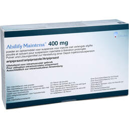 Abbildung: Abilify Maintena 400 mg P. + L.z.H.e.Depot-Inj-Suspension  1 St, Pulver und Lösungsmittel zur Herstellung einer Depot-Injektionssuspension PZN 11532214