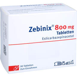 Abbildung: Zebinix 800 mg Tabletten 90 St, Tabletten PZN 11532384