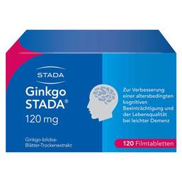 Abbildung: Ginkgo STADA® 120 mg Filmtabletten Filmtabletten, 120 St PZN 11538903