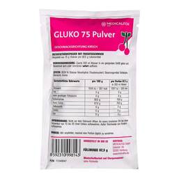 Abbildung: Glukose 75 g Kirsch Pulver zur Her.e.Lösung zum Einnehmen 75 g, Pulver zur Herstellung einer Lösung zum Einnehmen PZN 11540047