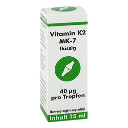 Abbildung: Vitamin K2 MK-7 flüssig Gerimed Tropf.zum Einnehmen 15 ml, Tropfen zum Einnehmen PZN 11542951