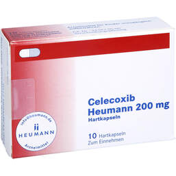 Abbildung: Celecoxib Heumann 200 mg Hartkapseln 10 St, Hartkapseln PZN 11544186