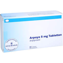 Abbildung: Arpoya 5 mg Tabletten 56 St, Tabletten PZN 11544217