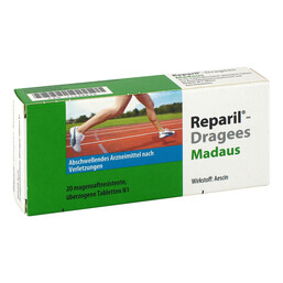 Abbildung: Reparil-Dragees Madaus magensaftresistent Tabletten 20 St, Tabletten magensaftresistent PZN 11548273