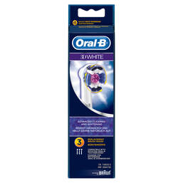 Abbildung: ORAL B Aufsteckbürsten 3D White Zahnbürste, 3 St PZN 11548617