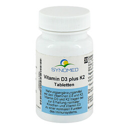 Abbildung: Vitamin D3 plus K2 Tabletten 30 St, Tabletten PZN 11554641