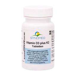 Abbildung: Vitamin D3 plus K2 Tabletten Tabletten, 60 St PZN 11554658