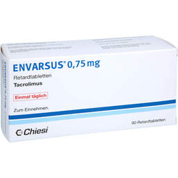 Abbildung: Envarsus 0,75 mg Retardtabletten 90 St, Retard-Tabletten PZN 11555830