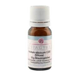 Abbildung: Acidum silicicum Silicea C 200 Globuli Globuli, 10 g PZN 11555936