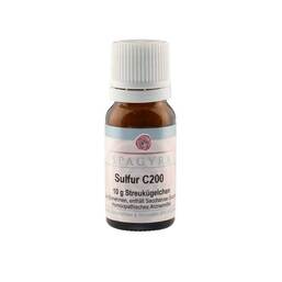 Abbildung: Sulfur C 200 Globuli 10 g, Globuli PZN 11555994