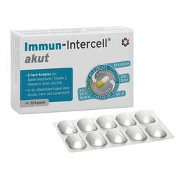 Abbildung: Immun Intercell akut Hartkapseln mit veränderter Wirkstofffreisetzung Hartkapseln mit veränderter Wirkstofffreisetzung, 20 St PZN 11563752