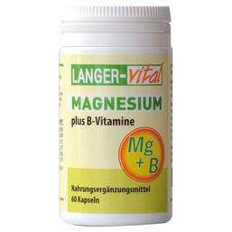 Abbildung: Magnesium 375 mg + B-Vitamine Kapseln 60 St, Kapseln PZN 11564674