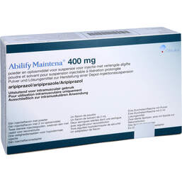 Abbildung: Abilify Maintena 400 mg P. + L.z.H.e.Depot-Inj-Suspension  1 St, Pulver und Lösungsmittel zur Herstellung einer Depot-Injektionssuspension PZN 11565194