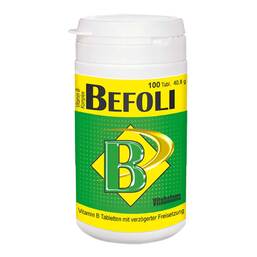 Abbildung: Befoli Tabletten 100 St, Tabletten PZN 11566130