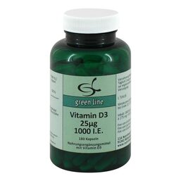 Abbildung: Vitamin D3 25 µg 1.000 I.E. Kapseln 180 St, Kapseln PZN 11578334