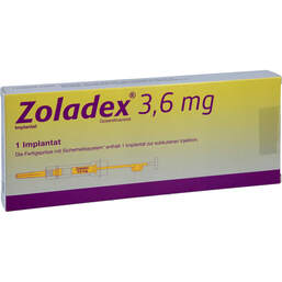 Abbildung: Zoladex 3,6 mg Implantat in einer Fertigspritze 1 St, Implantat PZN 11579109
