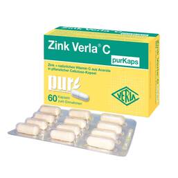 Abbildung: Zink Verla C Purkaps Kapseln, 60 St PZN 11580271