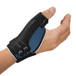 Abbildung: Bort Generation Daumenschiene links S blau 1 St, Bandage PZN 11581520