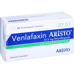 Abbildung: Venlafaxin Aristo 37,5 mg Retardkapseln 50 St, Retard-Kapseln PZN 11584530