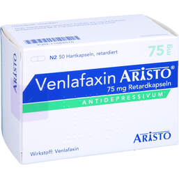Abbildung: Venlafaxin Aristo 75 mg Retardkapseln 50 St, Retard-Kapseln PZN 11584576