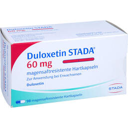 Abbildung: Duloxetin STADA 60 mg magensaftresistent Hartkapseln 98 St, Magensaftresistente Hartkapseln PZN 11592245