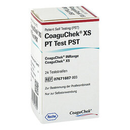 Abbildung: Coaguchek XS PT Test Pst 1X24 St, Teststreifen PZN 11593569
