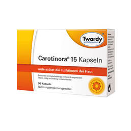 Abbildung: Carotinora 15 Kapseln Kapseln, 90 St PZN 11594474