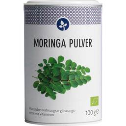 Abbildung: Moringa 100% Blattpulver bio Pulver, 100 g PZN 11595203