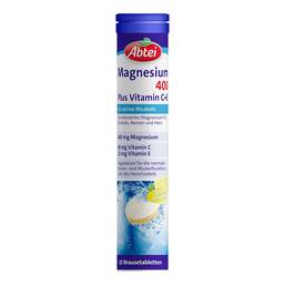Abbildung: Abtei Magnesium 400 Plus Vitamin C + E Brausetabletten 15 St, Brausetabletten PZN 11596964