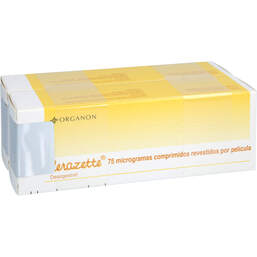 Abbildung: Cerazette 75 Mikrogramm Filmtabletten 6X28 St, Filmtabletten PZN 11597159