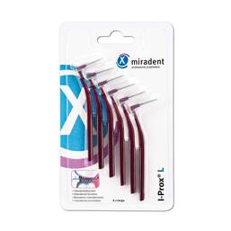 Abbildung: Miradent Interdentalbürste I-Prox L 0,8 mm bordea. 6 St PZN 11597521