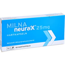 Abbildung: Milnaneurax 25 mg Hartkapseln 50 St, Hartkapseln PZN 11599454