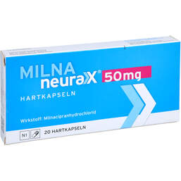 Abbildung: Milnaneurax 50 mg Hartkapseln 20 St, Hartkapseln PZN 11599477