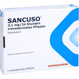 Abbildung: Sancuso 3,1 mg / 24 Stunden transdermale Pflaster 1 St, Pflaster transdermal PZN 11604468