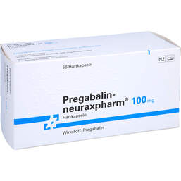 Abbildung: Pregabalin neuraxpharm 100 mg Hartkapseln 56 St, Hartkapseln PZN 11606355