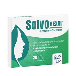 Abbildung: Solvohexal überzogene Tabletten Überzogene Tabletten, 20 St PZN 11606409