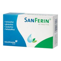Abbildung: Sanferin Tabletten 80 St, Tabletten PZN 11608182