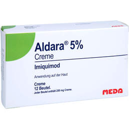 Abbildung: Aldara 5% Creme Sachets 12 St, Creme PZN 11616170