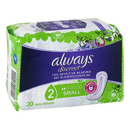 Abbildung: Always discreet Inkontinenz Binden small 20 St, Binden PZN 11642747