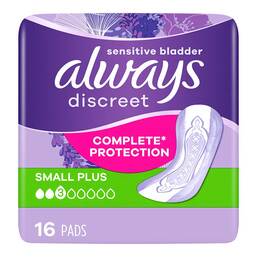 Abbildung: Always discreet Inkontinenz Binden small plus 16 St, Binden PZN 11642753