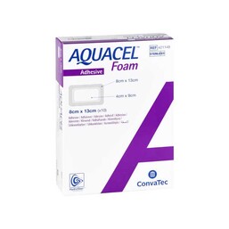 Abbildung: Aquacel Foam adhäsiv 8x13 cm Verband 10 St, Verband PZN 11646774