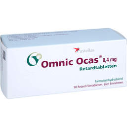 Abbildung: Omnic Ocas 0,4 mg Retardtabletten 90 St, Retard-Tabletten PZN 11647242