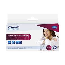 Abbildung: Veroval Harnwegsentzündung Selbsttest Test, 2 St PZN 11648224