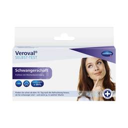 Abbildung: Veroval Schwangerschaft mit Wochenbestimmung Selbsttest Test, 1 St PZN 11648282