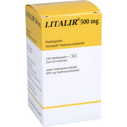 Abbildung: Litalir 500 mg Hartkapseln 100 St, Hartkapseln PZN 11653113