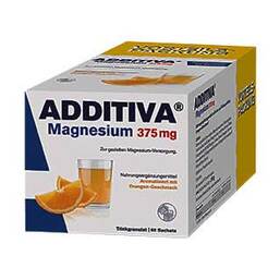 Abbildung: Additiva Magnesium 375 mg Sachets Pulver, 60 St PZN 11654093