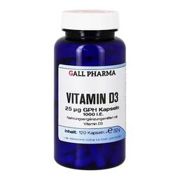 Abbildung: Vitamin D3 125 µg GPH Kapseln Kapseln, 120 St PZN 11658257