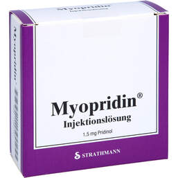 Abbildung: Myopridin Injektionslösung Ampullen 10 St, Injektionslösung PZN 11661147